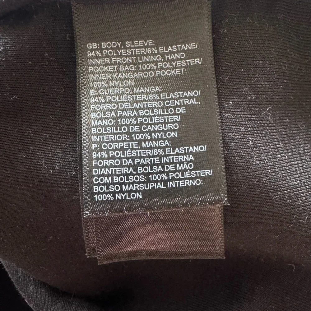 The North Face Black and Gray Jacket with Kangaroo Pocket
